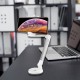 PH118ERG - DESKTOP PHONE MOUNT WITH 360 DEGREE ROTATING AND ADJUSTABLE FOLDING ARMS