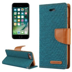 CANVAS DIARY FOR IPHONE 11 PRO MAX (GREEN/CAMEL)