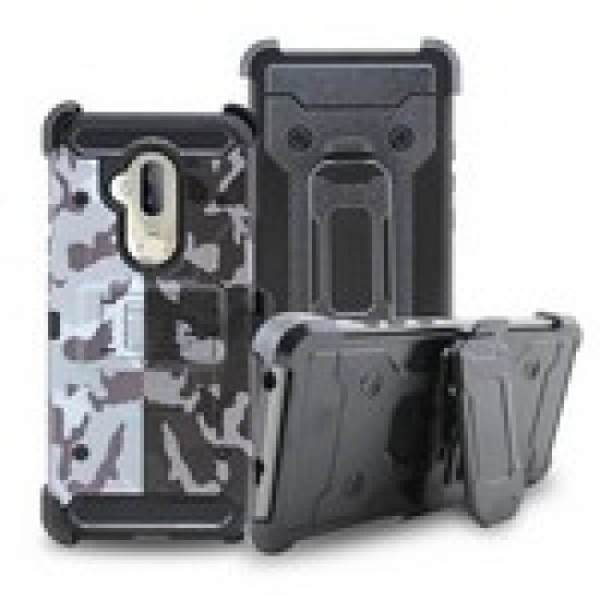 Premium Holster W/Stand for ALCATEL 7 FOLIO Design #3