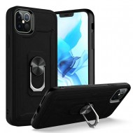 Champion Magnetic Metal Ring Stand for iPhone 12 PRO&MAX (6.1") - Black