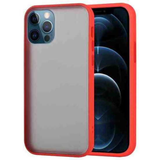 Peach Garden Bumper case for iPhone 13 Pro Max - Red