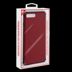 MYBAT Red Carbon Fiber Texture/Black Hologram Protector Cover (with Package)