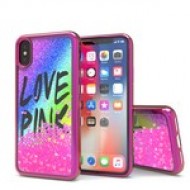 Liquid Quick Sands (Rainbow Love Pink) for IPHONE X/XS