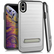 BRUSHED METALLIC W/ EDGE AND KICK FOR IPHONE XS MAX