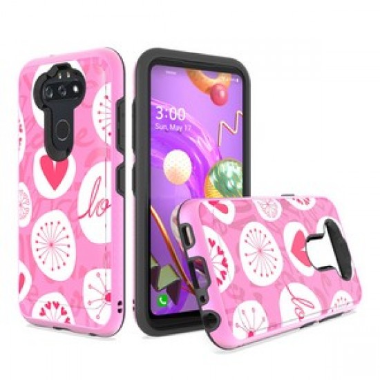 Brushed Metallic Case W/ Edge for LG Aristo 5 - Design #12