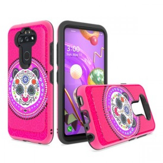 Brushed Metallic Case W/ Edge for LG Aristo 5 - Design #7
