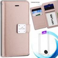 Luxurious Synthetic PU Leather 6 Card Slots Infolio for LG K30