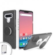 BLING CASE WITH POP UP FOR LG STYLO 6 BLACK