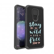 MetKase Fashion Design ShockProof Case For Motorola Moto G Play 2021 - Stay Wild Free