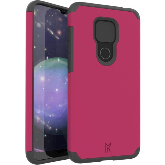 MetKase Original ShockProof Case For Motorola Moto G Play 2021 - Virtual Pink