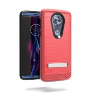 BRUSHED METALLIC W/ EDGE AND KICK FOR MOTOROLA moto g7 power_RED