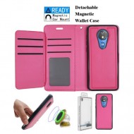 Luxurious Magnetic Wallet with Retail Packages for MOTOROLA moto g7 power