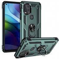Motorola 5G G Stylus Heavy Duty Ring Stand Cases - Green