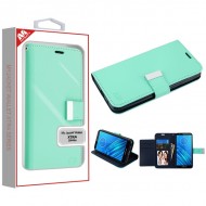 Teal Green/Dark Blue MyJacket Wallet Xtra Series (GE038) -WP For Motorola E6