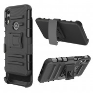 Holster Combo for moto e 2020 - Black/Black