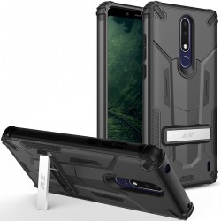 ZV Hybrid Transformer with Kickstand and UV Coated for Nokia 3.1 PLUS