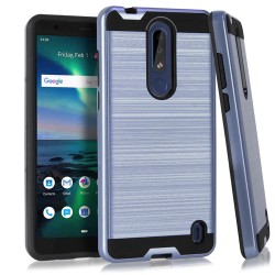 Texture Brushed Metal for Nokia 3.1 PLUS_NAVY BLUE