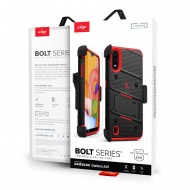 ZIZO BOLT SERIES FOR GALAXY A01 BLACK/RED