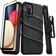 ZIZO BOLT SERIES GALAXY A02S CASE WITH TEMPERED GLASS