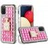 Ornament Bling Diamond Shiny Crystal Case  - Perfume Bottle on Hot Pink