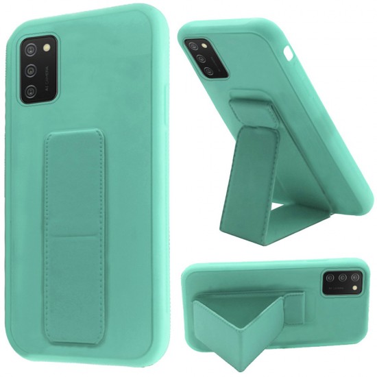Foldable Magnetic Kickstand Vegan Case Cover - Teal
