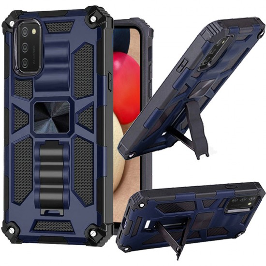 Machine Magnetic Kickstand Case Cover - Dark Blue