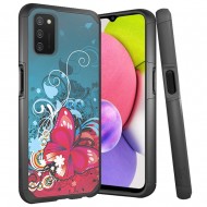 Samsung Galaxy A03s MetKase Original ShockProof Case Cover - Butterfly Bliss