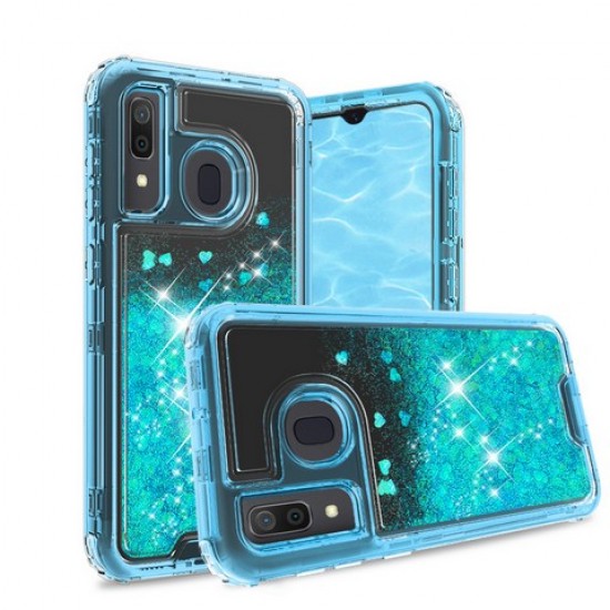 Premium Strong Glitter Quick Sand Case For Samsung A20