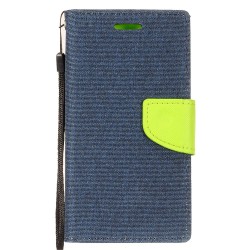 Demin Fabric Wallet for SAMSUNG A6 2018