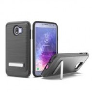 BRUSHED METALLIC W/ EDGE AND KICK FOR SAMSUNG Galaxy A6 2018_BLACK