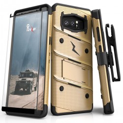 ziZo Bolt with Kickstand, Holster, Temperd Glass, Lanyard for Samsung Galaxy NOTE 8