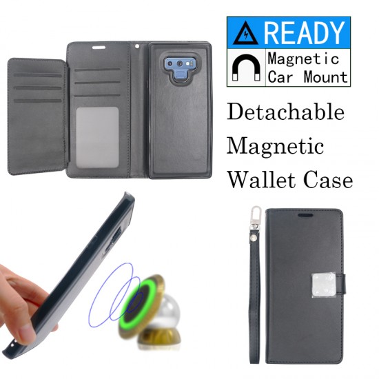 Luxurious Magnetic Wallet with Retail Packages for SAMSUNG GALAXY NOTE 9