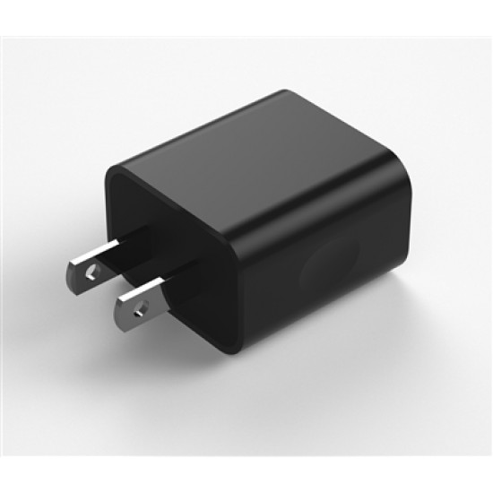 2 IN 1 FAST HOME CHARGER FOR IPHONE 5/6/7/XS BLACK