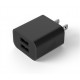 2 IN 1 FAST HOME CHARGER FOR IPHONE 5/6/7/XS BLACK