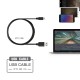 EC30P-TPC-BLACK ESOULK 5FT NYLON BRAIDED FASTER CHARGING CABLE