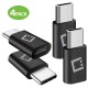 CNMICC4 -  MICRO USB TO USB-C ADAPTER CONVERTER CONNECTOR (4 PACK) - BY CELLET    
