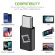 CNMICC4 -  MICRO USB TO USB-C ADAPTER CONVERTER CONNECTOR (4 PACK) - BY CELLET    