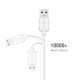 EC30P-i7-5FT-WHITE-ESOULK 5FT NYLON BRAIDED FASTER CHARGING CABLE 