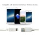 EC30P-i7-5FT-WHITE-ESOULK 5FT NYLON BRAIDED FASTER CHARGING CABLE 
