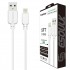 EC30P-i7-5FT-WHITE-ESOULK 5FT NYLON BRAIDED FASTER CHARGING CABLE 