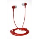 PREMIUM SUPER SOUND UNIVERSAL EARBUD 700ST RED
